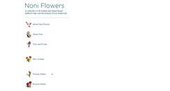 Desktop Screenshot of noniflowers.com