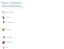 Tablet Screenshot of noniflowers.com